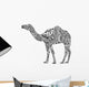 Camel with black & white ornament 