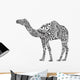 Camel with black & white ornament 