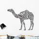 Camel with black & white ornament 