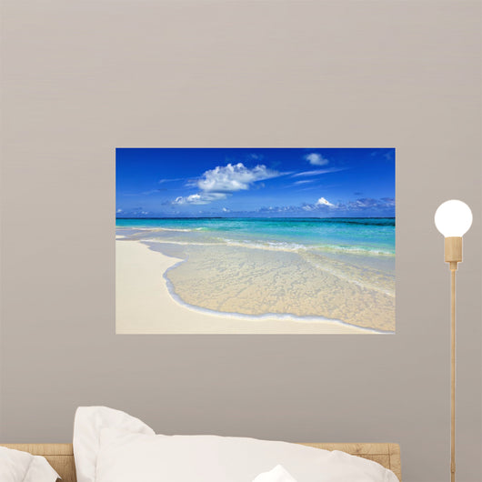 paradise beach on the island 
