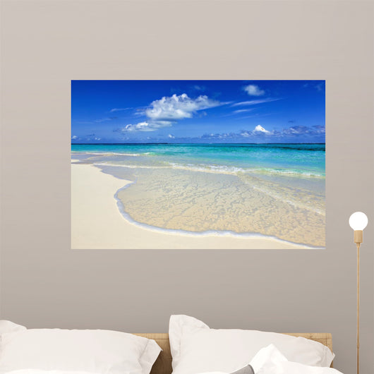paradise beach on the island 