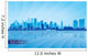 Miami city skyline silhouette background 