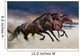 Horses running at a gallop along the sandy field Wall Mural