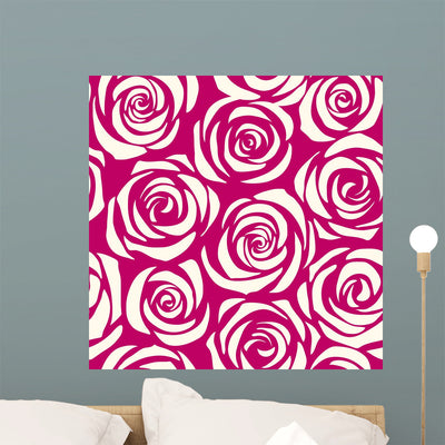 Pattern Seamless Wall Decal Design 1 shown on a wall