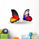 Two Butterflies with Flags Germany and Slovakia Wall Decal