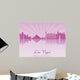 Las Vegas skyline in purple radiant orchid 