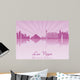 Las Vegas skyline in purple radiant orchid 