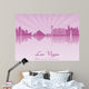 Las Vegas skyline in purple radiant orchid 
