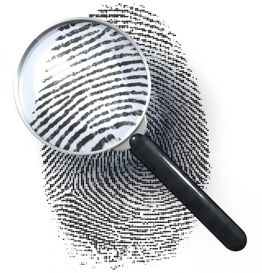 Magnifying Lens over Fingerprint – Wallmonkeys