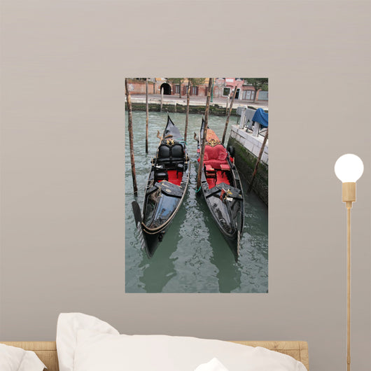 Pictures of Real Typical Boat of Venice 