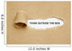 Think Outside The Box Torn Paper Wall Mural