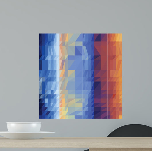Triangles Colorful Wall Decal