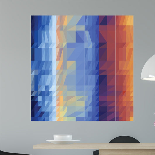 Triangles Colorful Wall Decal