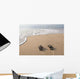 Pair Flip Flops Sand Wall Decal