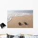 Pair Flip Flops Sand Wall Decal