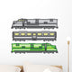Glossy locomotive vector 