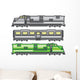 Glossy locomotive vector 