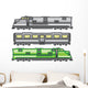 Glossy locomotive vector 