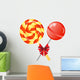 Lollipops Background Wall Decal