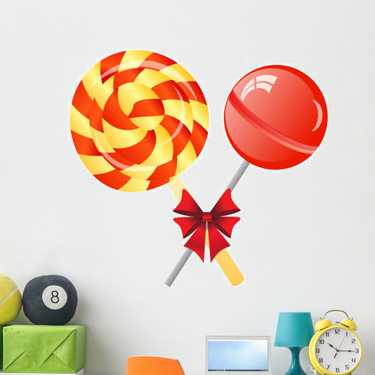 Lollipops Background Wall Decal