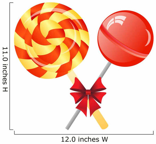 Lollipops Background Wall Decal