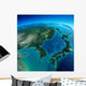 Detailed Earth. Korea and Japan 