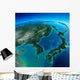 Detailed Earth. Korea and Japan 
