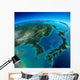 Detailed Earth. Korea and Japan 