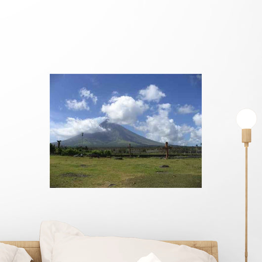 Mayon Volcano Wall Decal