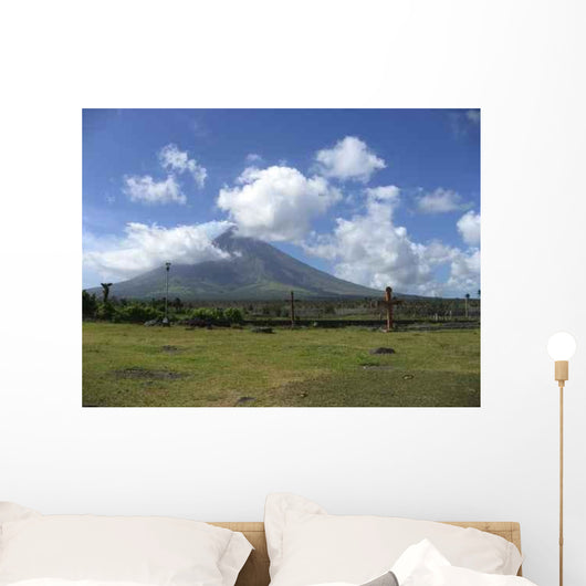 Mayon Volcano Wall Decal