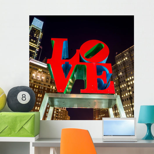 The Love statue in the Love Park Philadelphia 