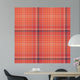 Seamless Tartan Pattern Wall Decal Design 1