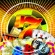 casino illustration Wall Mural