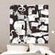 African Animals Seamless Pattern Wall Decal