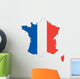 republic france map Wall Decal
