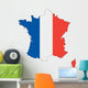 republic france map Wall Decal