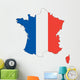republic france map Wall Decal