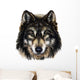 wolf head digital painting 