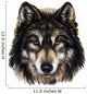 wolf head digital painting 