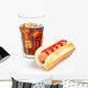 Hot dog and soda glass Wall Decal