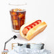 Hot dog and soda glass Wall Decal