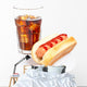 Hot dog and soda glass Wall Decal