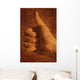 Hand With Thumbs Up Sign Wall Mural
