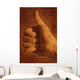Hand With Thumbs Up Sign Wall Mural