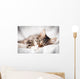 Cat White Veil Wall Decal