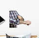 Man rolls up sleeves Wall Decal