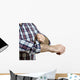 Man rolls up sleeves Wall Decal