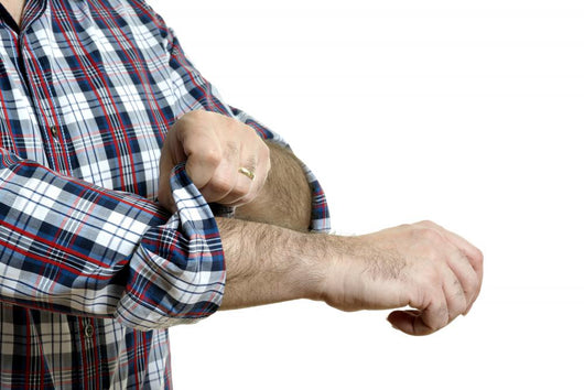 Man rolls up sleeves Wall Decal