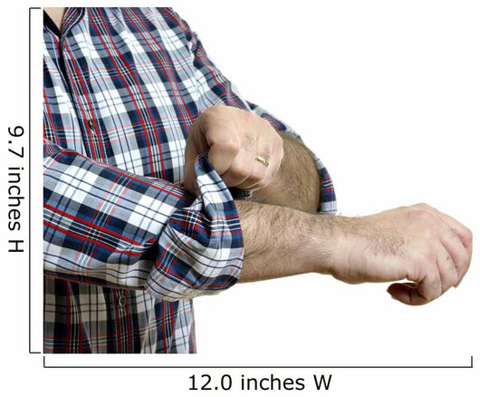 Man rolls up sleeves Wall Decal