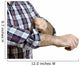 Man rolls up sleeves Wall Decal